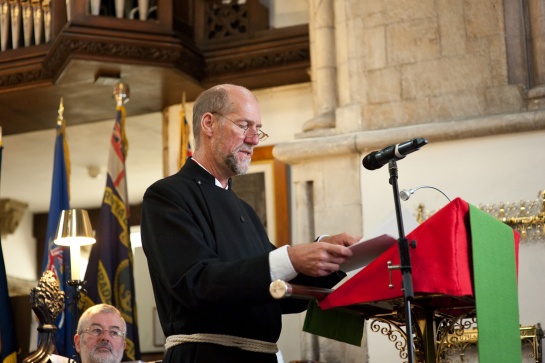 Martin Plamer, Secretary General of the Alliance on Conservation and Religion, speaking in Bristol, UK.